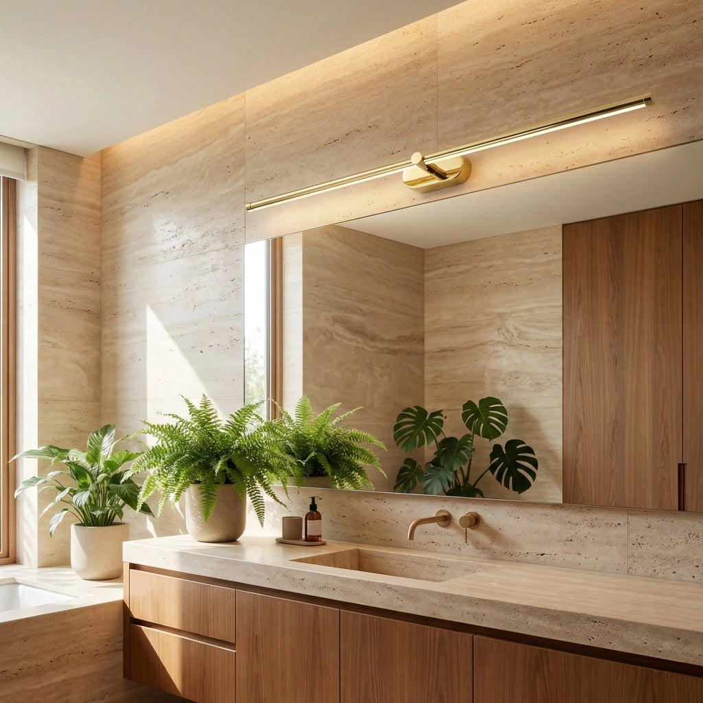 Applique Da Bagno Led APP1891-1W 80 Cm Gold