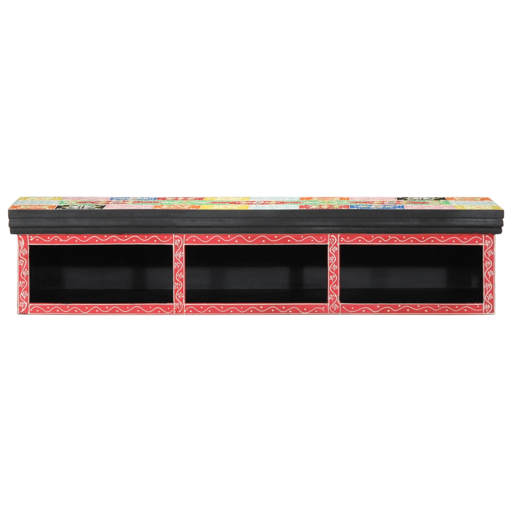 Mobile TV da parete  Multicolore 100x30x22cm Legno ingegnerizzato