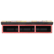 Mobile TV da parete  Multicolore 100x30x22cm Legno ingegnerizzato