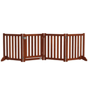 Barriera di Sicurezza per Cani ¨C zephmum ¨C Marrone 205x30x60 cm