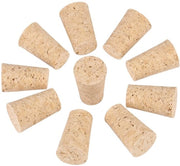 Stopper per bottiglia in legno naturale - 10 pezzi - Stopper per vino - Decorativo - Fai da te - Impermeabile all'aria