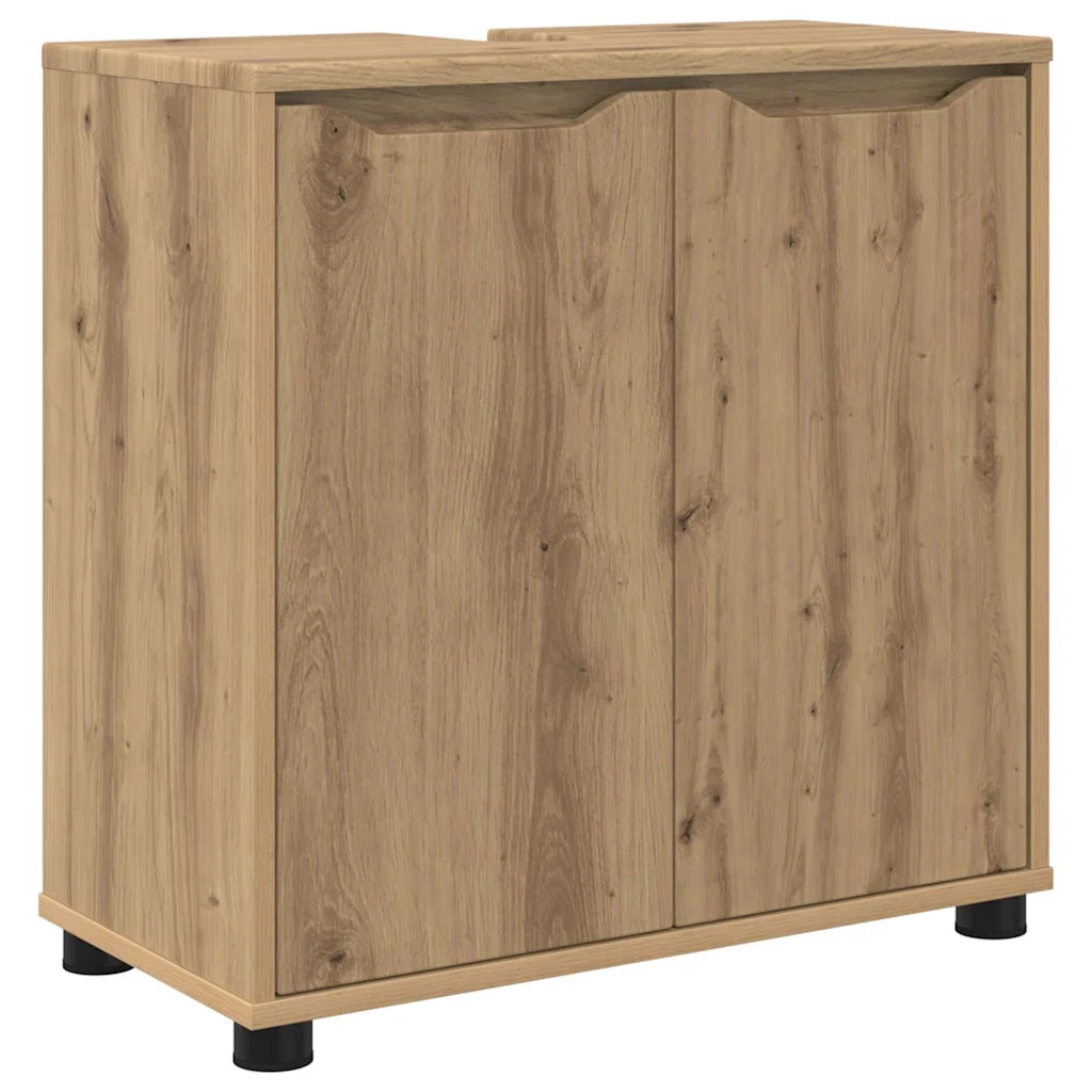Mobile per lavabo da bagno Rovere artigianale 60 x 30 x 60 cm