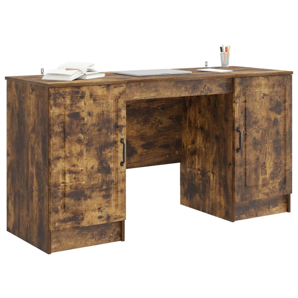 Scrivania Rovere Fumo 142,5 x 50 x 75 cm Legno ingegnerizzato 3414644