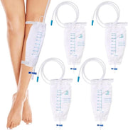 Urinezak Plus 4 pezzi 750 ml per urinazione con dispositivo di regolazione e valvola T di scarico.