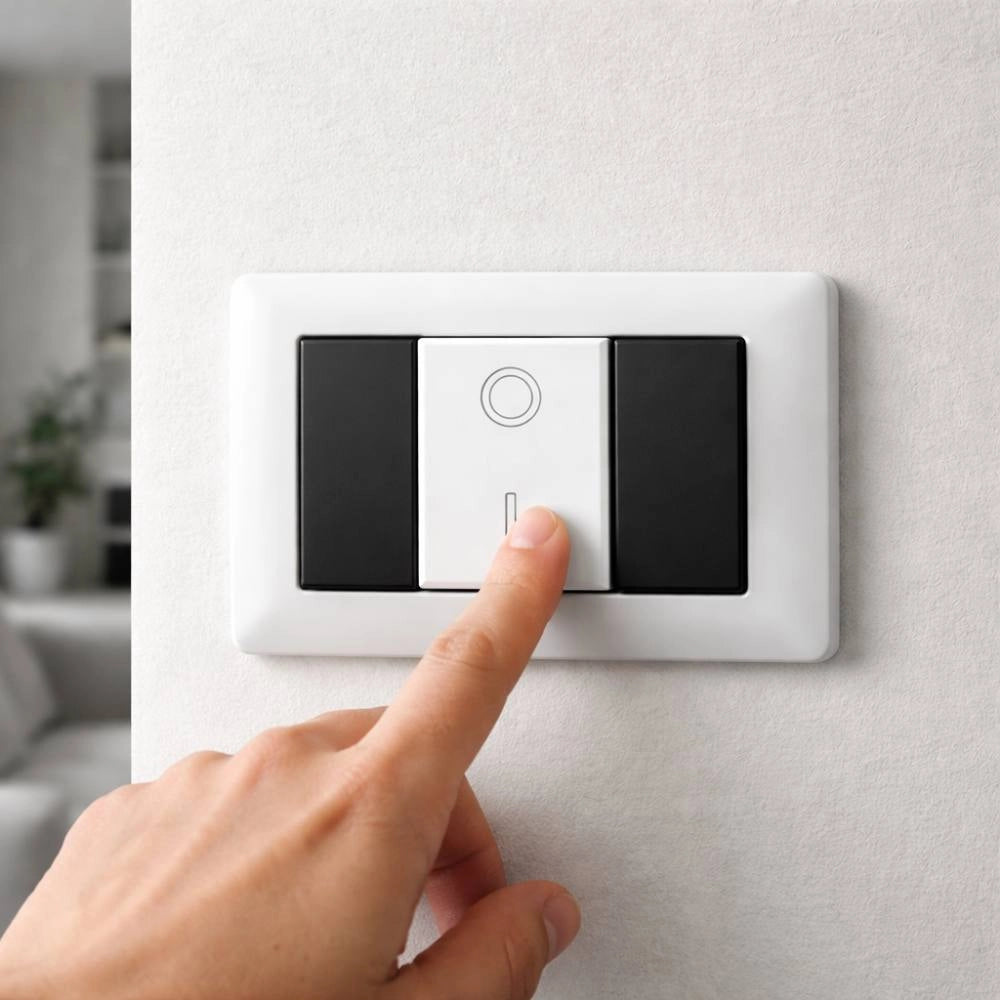 Kit interruttore bipolare 2 poli 16a 250v compatibile con bticino matix am5011 *** numero pezzi 3, confezione 1