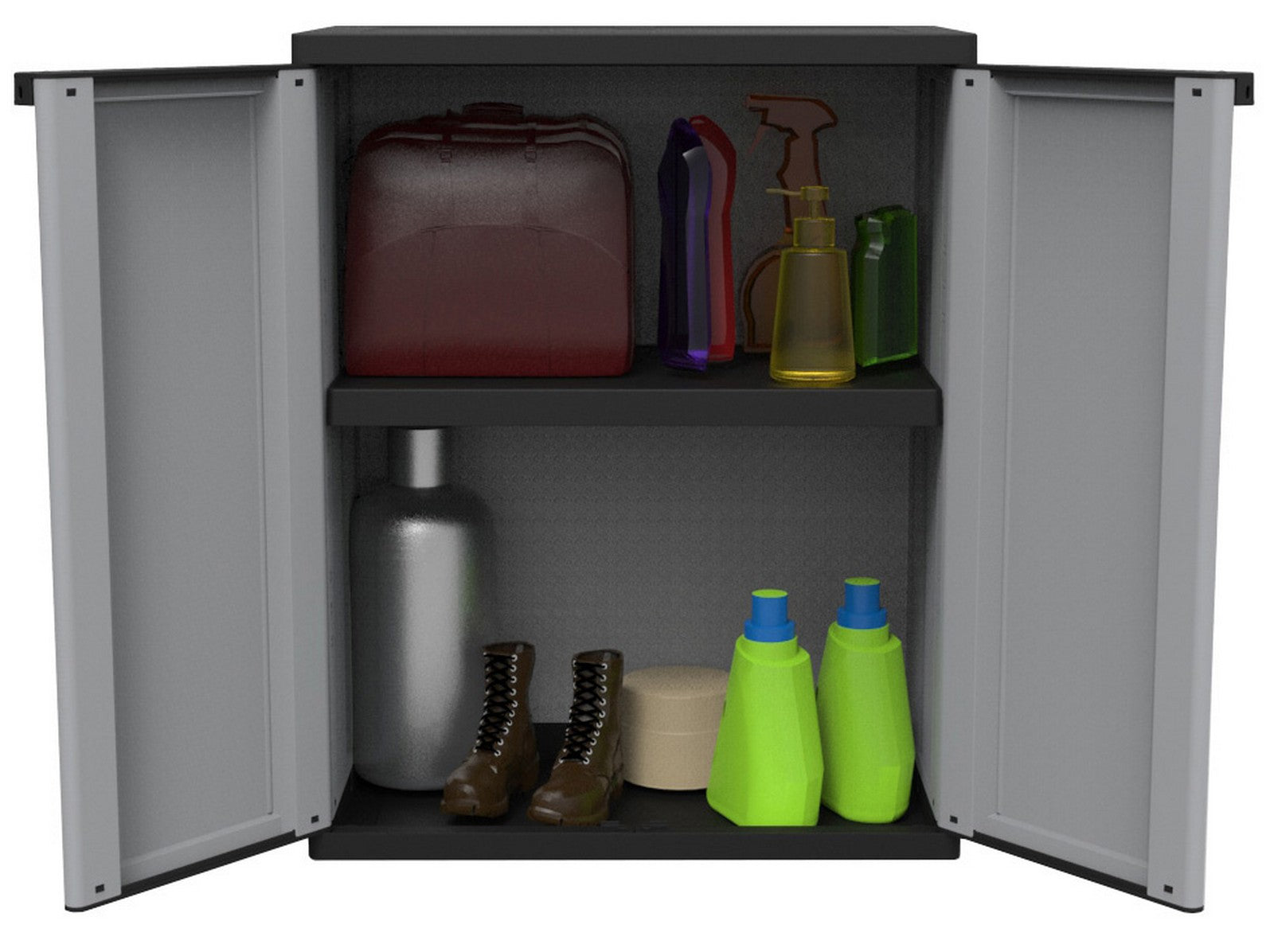 armadio terry 2 ante 68x38xh 85 tutto piani j-line 68 cod:ferx.93617