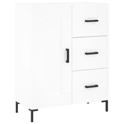 Credenza | Madia | Buffet da pranzo | Armadio da pranzo Bianca 69,5x34x90 cm in Legno Multistrato