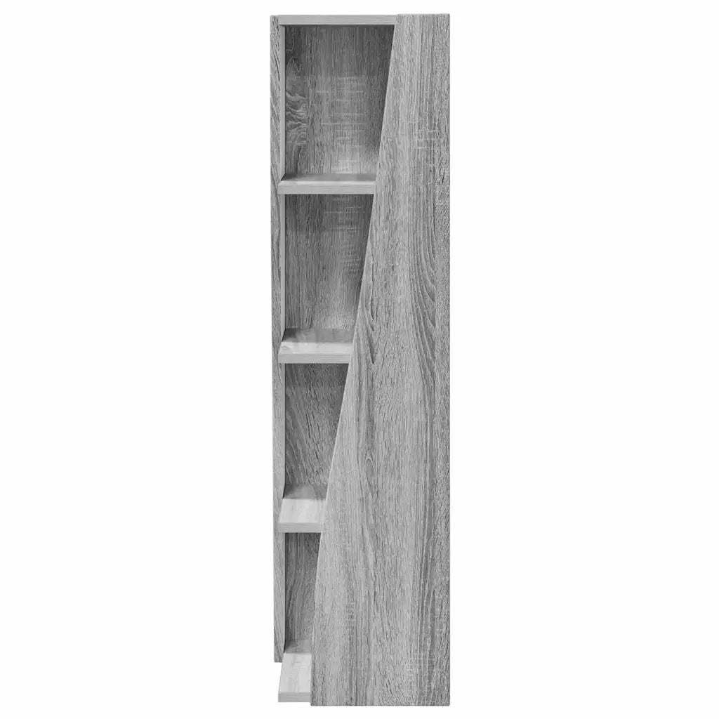 Mobile angolare Grigio Sonoma 27,5x27x102cm Legno multistrato