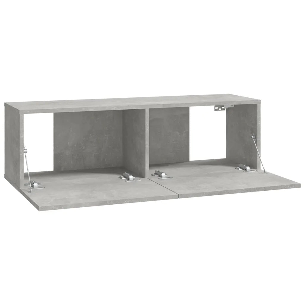 Set di Mobili Porta TV 6 pz Grigio Cemento in Legno Multistrato 3114265