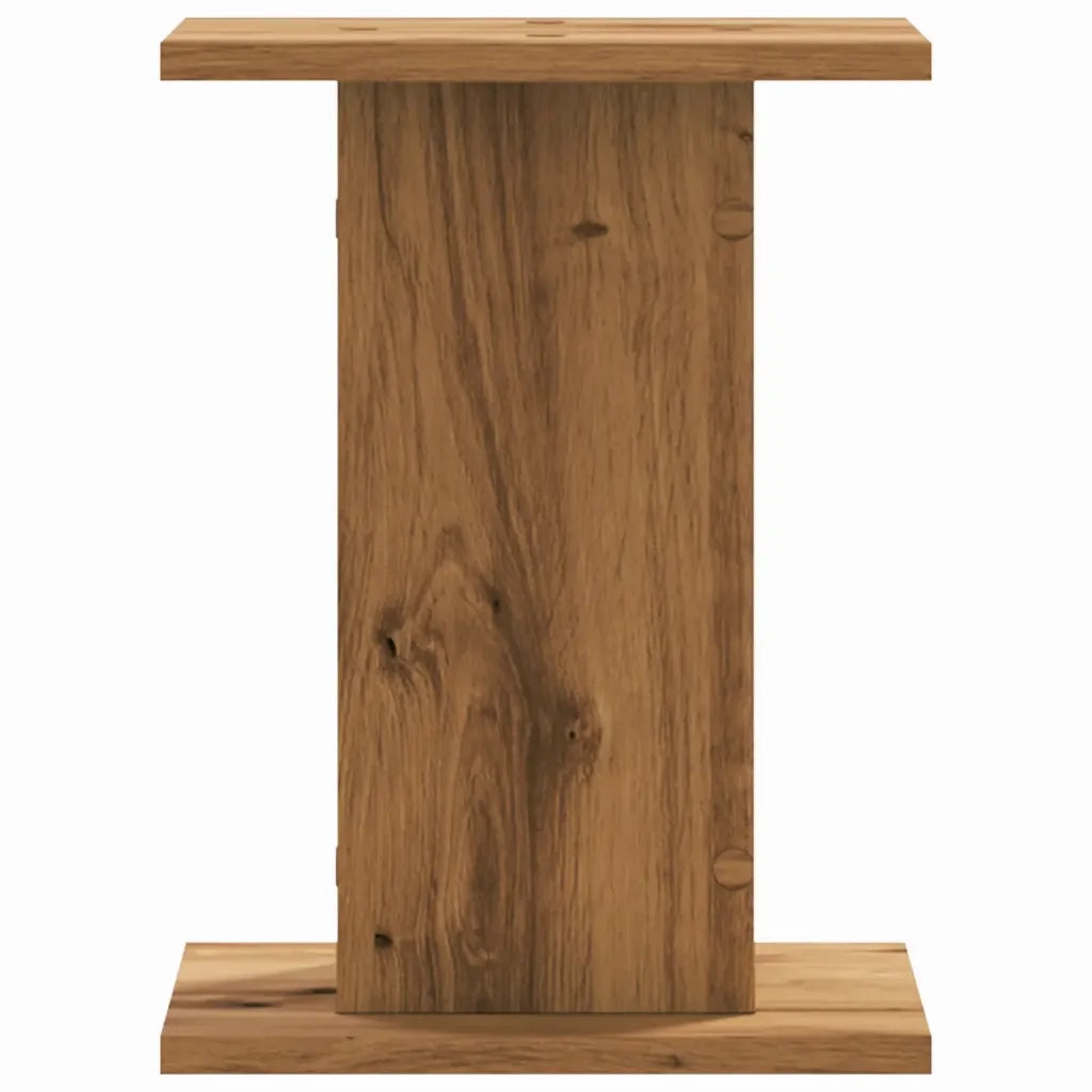 Supporti Piante 2 pz Rovere Artigianale 30x30x40 cm Truciolato 3307854