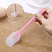 Spata per torta e cucchiai in silicone - rossa - set di cucchiai e spatole per cucina