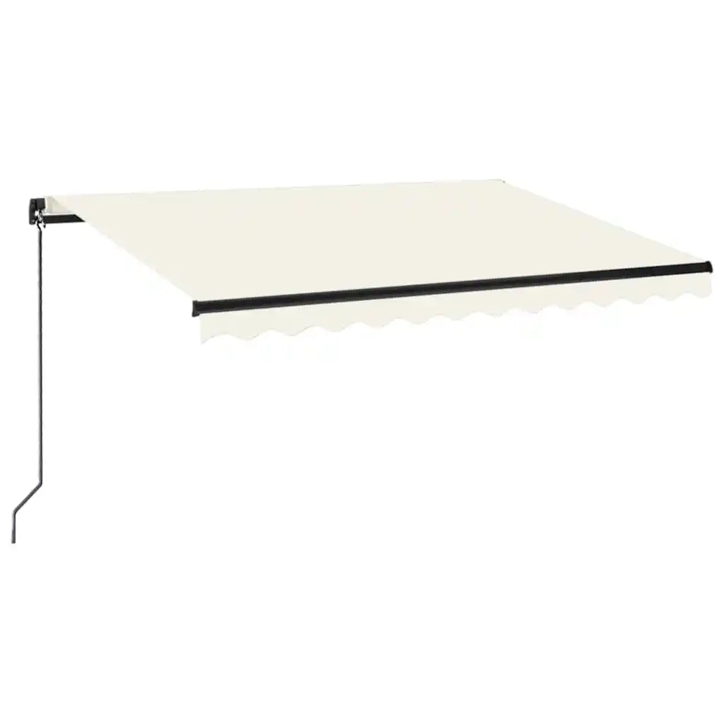 Tenda da Sole Retrattile Manuale 350x250 cm Crema 3069077