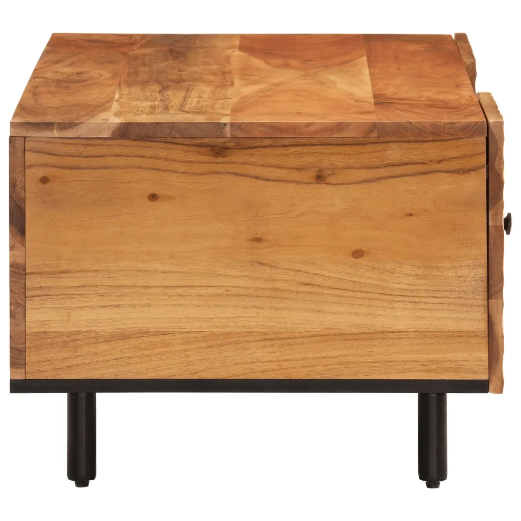 Tavolino da salotto | Tavolino da caff¨¨ | Tavolino da Soggiorno 100x54x40 cm in Legno Massello di Acacia