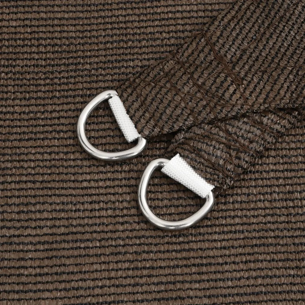Vela Parasole | Telo Ombra | Vela da ombra 160 g/m2 Marrone 4x7 m in HDPE