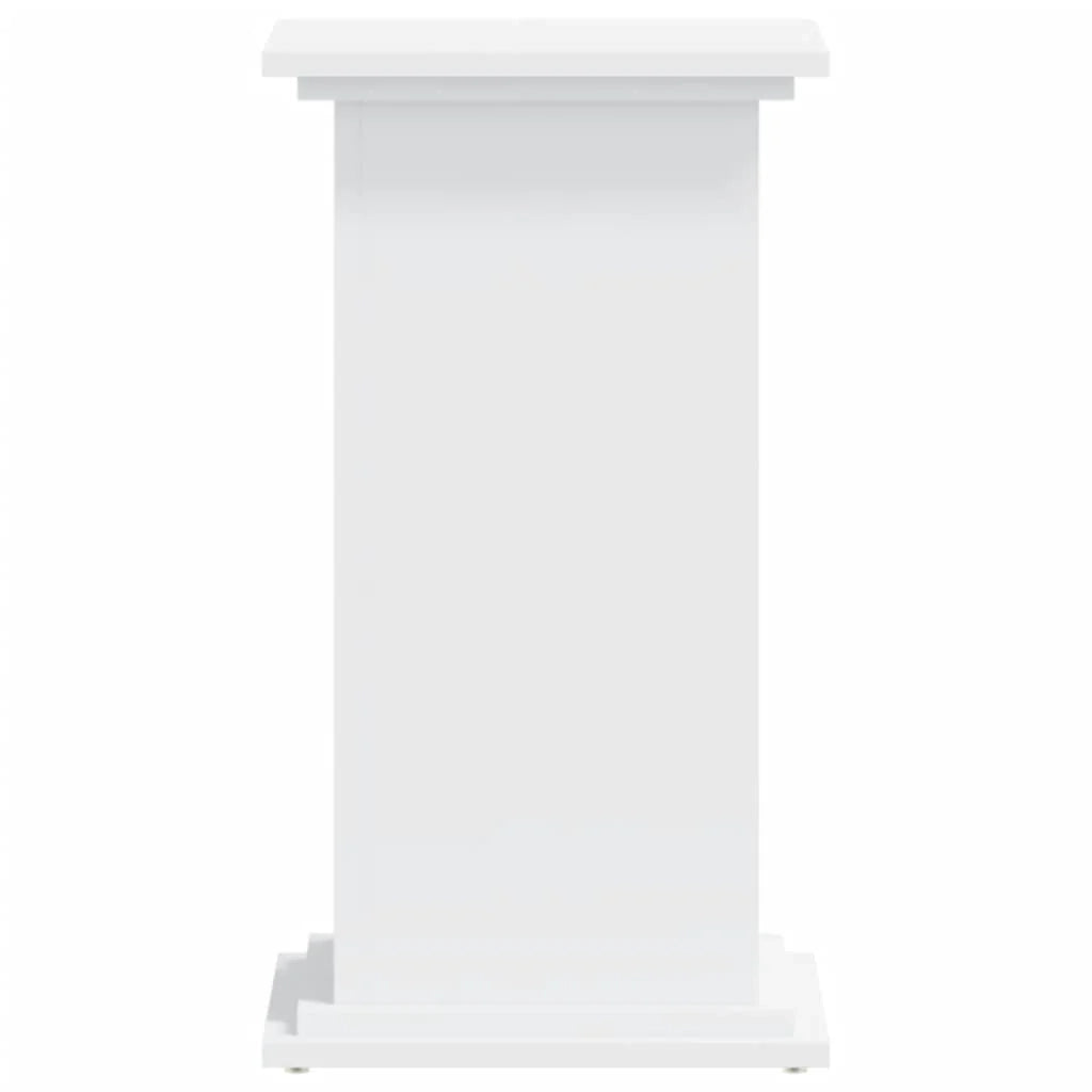 Portavasi mobiletto per fiori 33 x 33 x 60 cm legno ingegnerizzato bianco 02_0045148