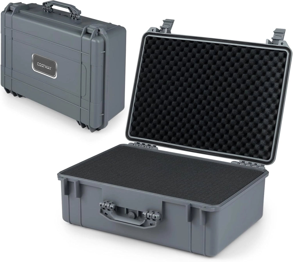 Valigetta per Macchina Fotografica Impermeabile, Custodia per Fotocamera con inserto in Schiuma Personalizzabile, Impermeabile IP66 e Antipolvere (56 x 44 x 22 cm)