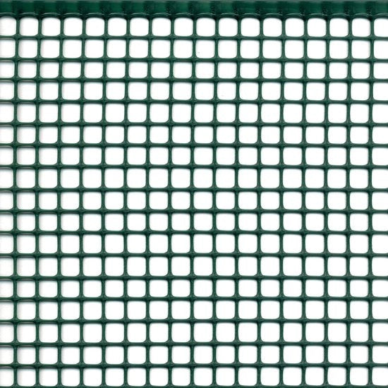 Rete di plastica Quadra 10 verde 050 x 30 m - rete multifunzionale di protezione per balconi - terrazzi, porte e cancelli con protezione UV Rete di protezione
