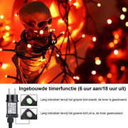 Decorazione di Halloween - Striscia LED - 400 Lampioni LED - 40 m - 8 Modelli - Per Interno e Esterno - Impermeabile