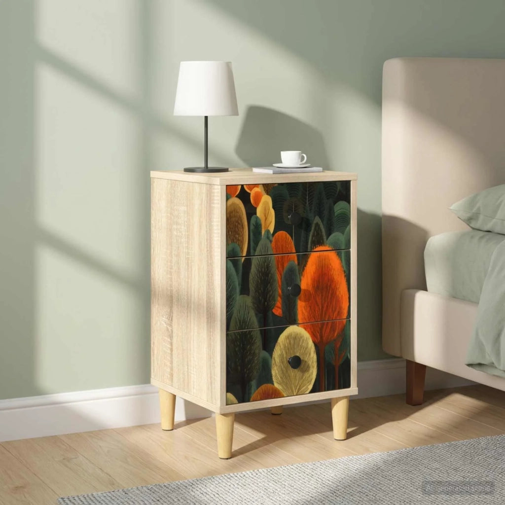 Armadio da Notte ZAANDAM 2 pz Rovere Sonoma 36 x 33 x 60 cm 8007292