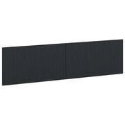 Testiera da Muro ARNHEM Nero Legno ingegnerizzato 896706