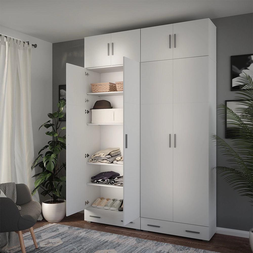 Vicco Modulo aggiuntivo Bianco 80 x 40 cm con 2 porte