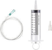 Spruzzatore plastico grande con 1 gomito - liquido per motori liquido per alimentazione bestiame esperimenti uso industriale - 100 ml.