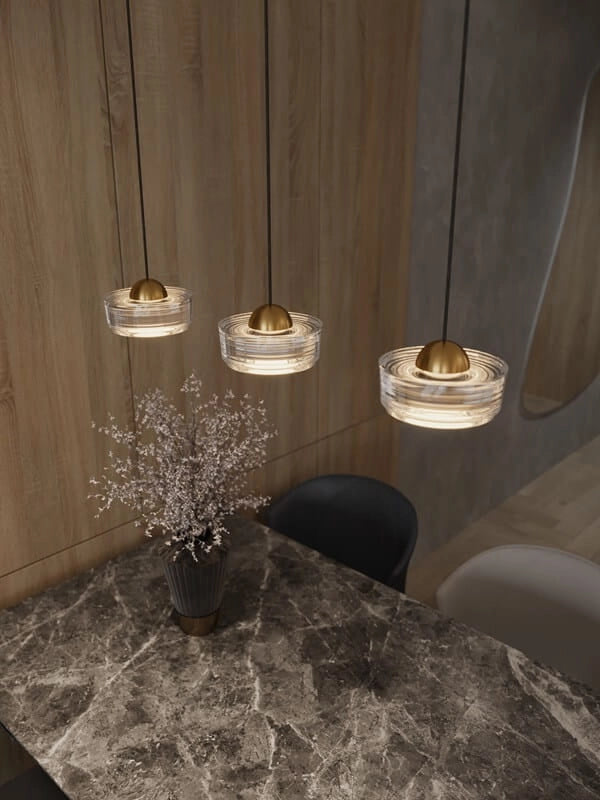 Lampada sospensione Lipari Maxlight LED 22W 3 luci bianca