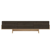 Porta TV in legno "Hege" - 180 x 30 x 44 cm - Marrone