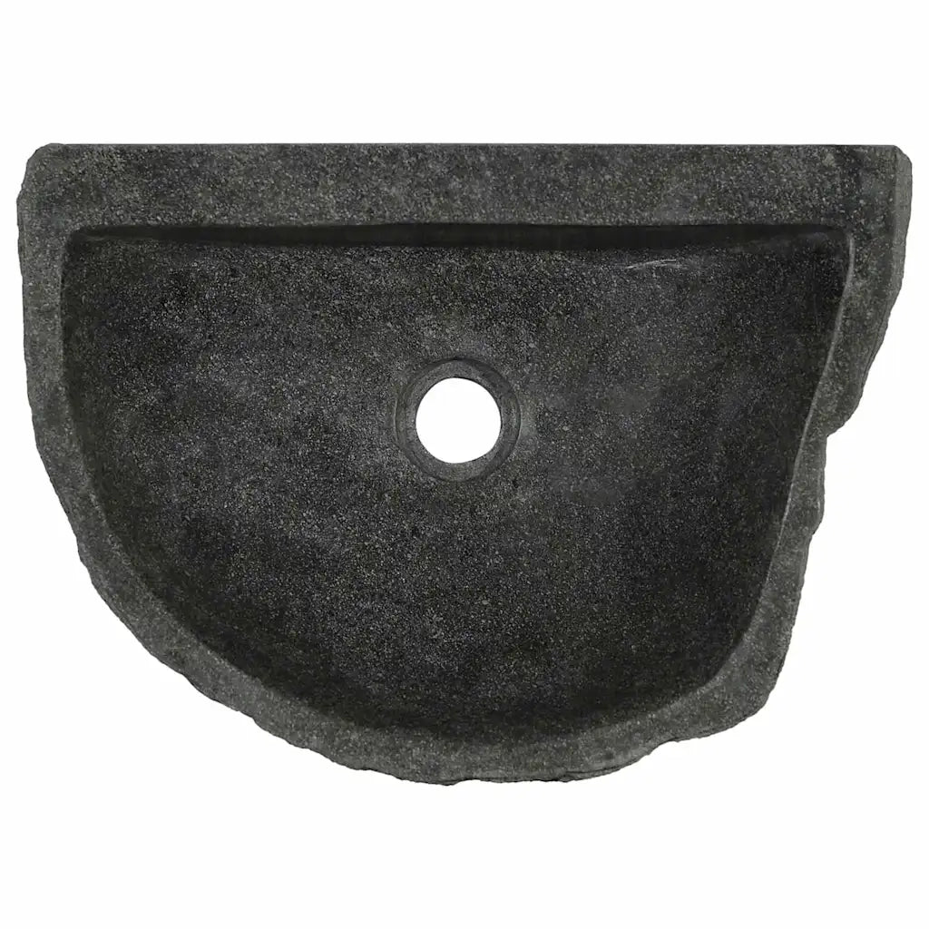 vidaXL Lavabo a parete Grigio (38-45) x (30-35) x 15 cm