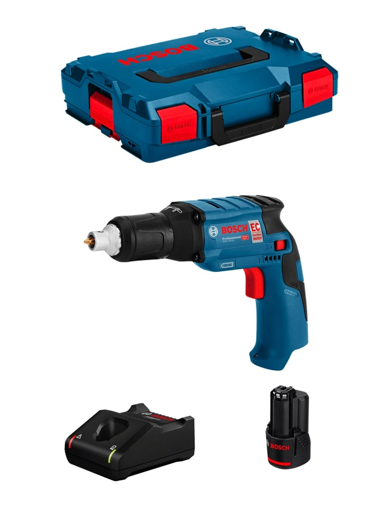 Avvitatore per Cartongesso BOSCH GTB 12V-11 (1 x 3,0 Ah + GAL12V-40 + L-Boxx 102)