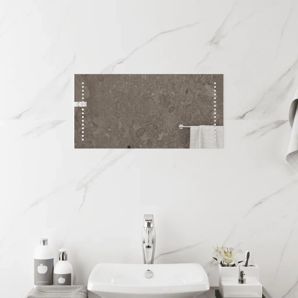 Specchio da Bagno con Luci LED 60x30 cm 151724