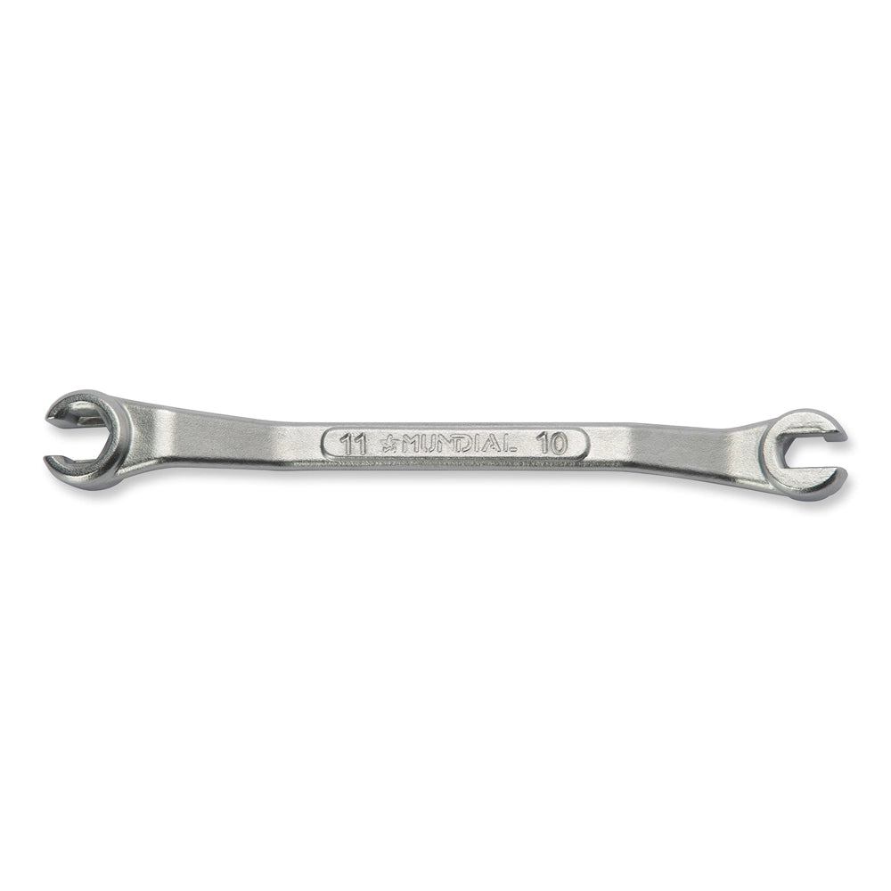 CHIAVE APERTA PER CONNETTORI RACCORDI TUBI FRENI 10x11mm L:175mm MUNDIAL 1370.101