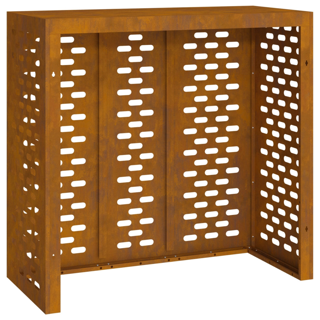Copertura per Condizionatore d'Aria 110x50x105 cm Acciaio Invecchiato