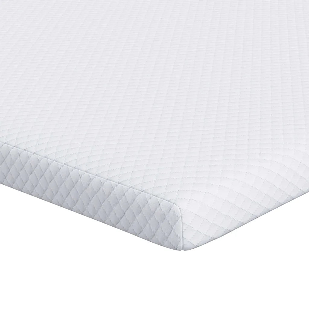 Topper per materasso Bianco 90 x 200 cm Tessuto Jacquard CFW5060348