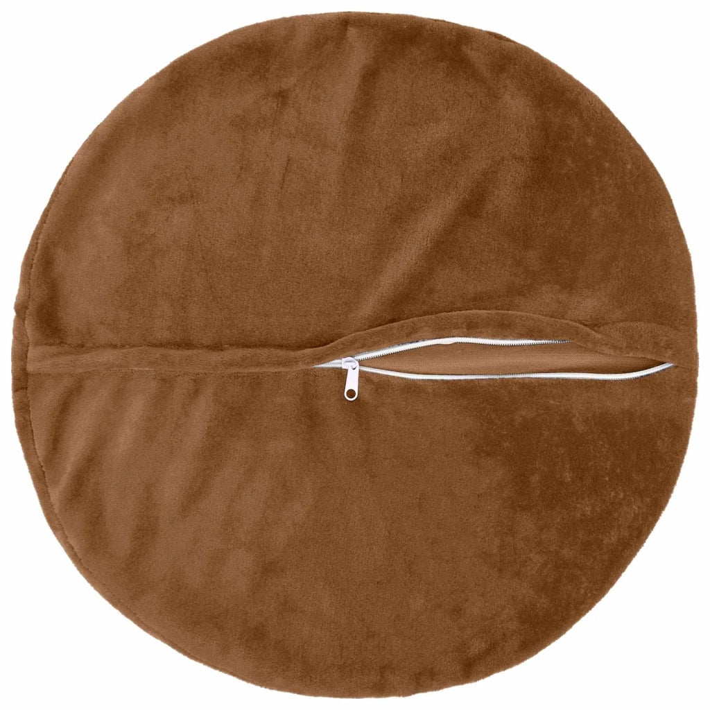 Federa 6 pcs HEERLEN Marrone Chiaro Ø 30 cm Flanella 922142
