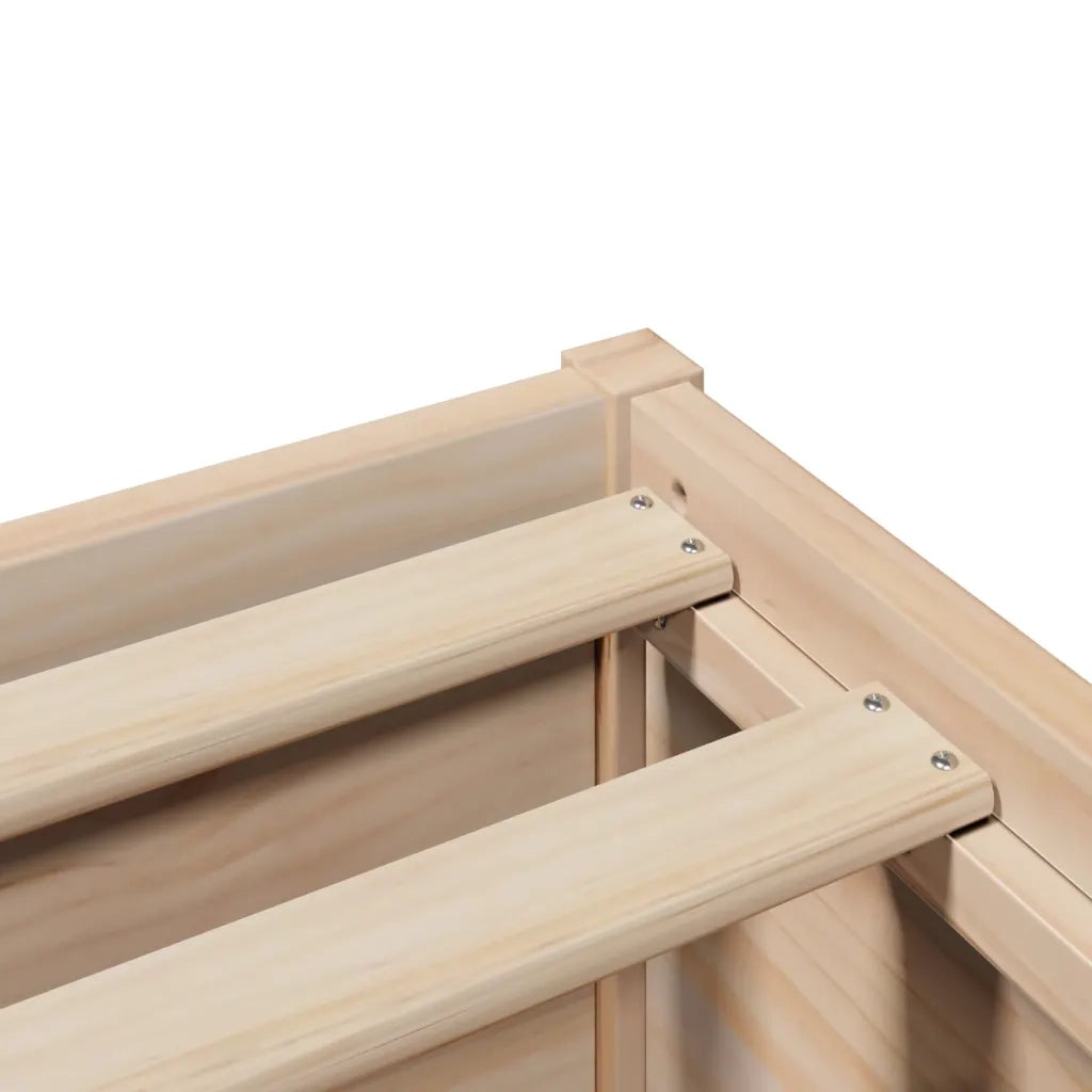vidaXL Giroletto con Testiera 90x190 cm in Legno Massello di Pino