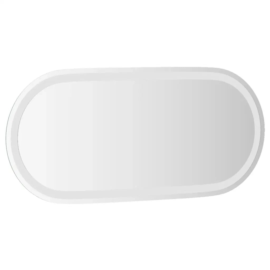 Specchio da Bagno LED 80x35 cm Ovale