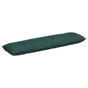 Cuscino per Schiena | Cuscino dorsale Verde Scuro 180 x 19 x 50 cm Tessuto