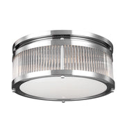 Plafoniera Feiss Paulson Ø38cm cromo vetro 4xG9 IP44