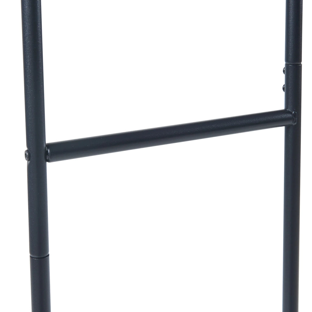 Appendiabiti attaccapanni appendiabiti armadio aperto acciaio 166 x 63 x 48 cm nero 03_0010300