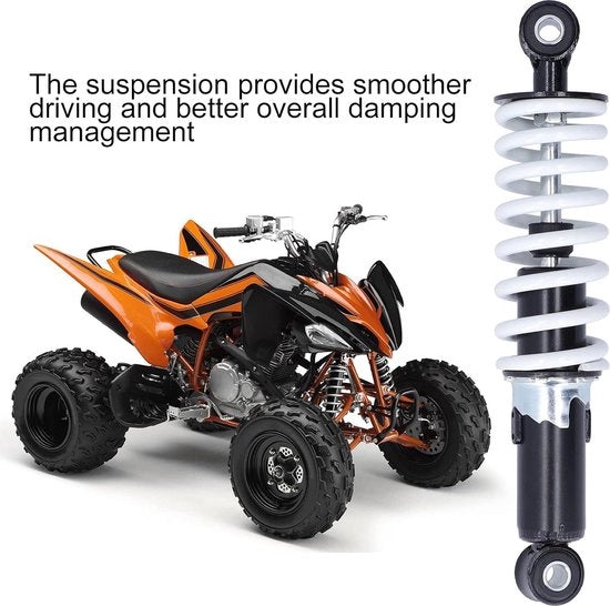 Demper 250 mm - Universale - Inox - Bicicletta Sportiva - Dirtbike - Karting - Mountainbike - Estetica Personalizzata