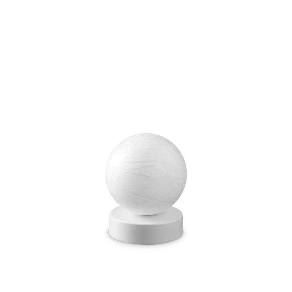Lumetto Contemporaneo Carta Metallo Bianco 1 Luce G9 15W 3000K Ip20