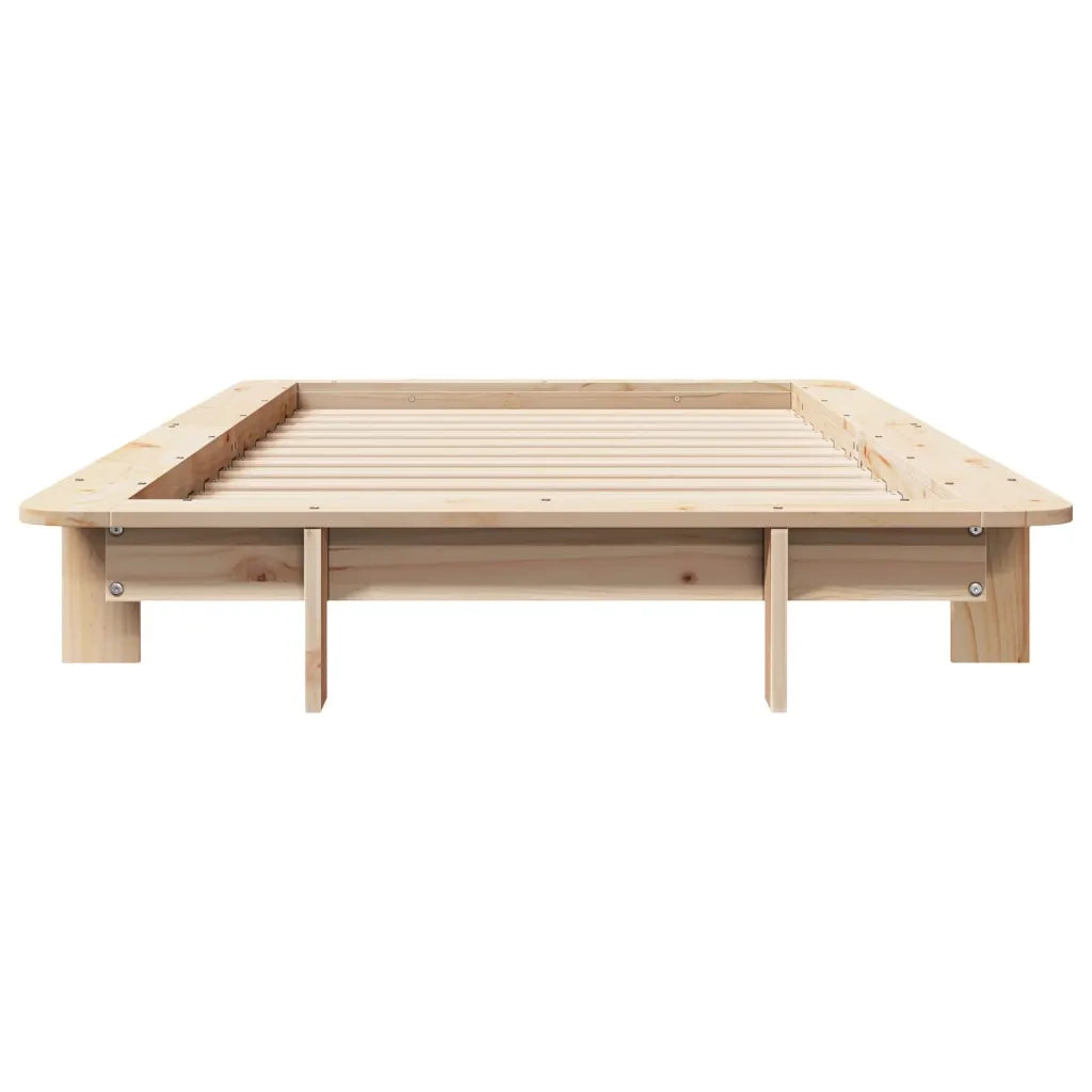Giroletto senza Materasso 100x200 cm in Legno Massello di Pino