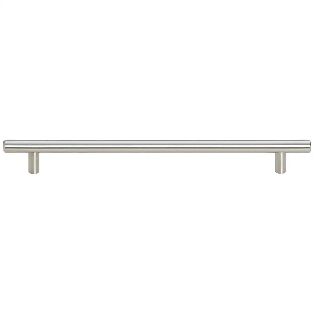 Poignées d'armoire 5 pcs argenté 224 mm acier inoxydable