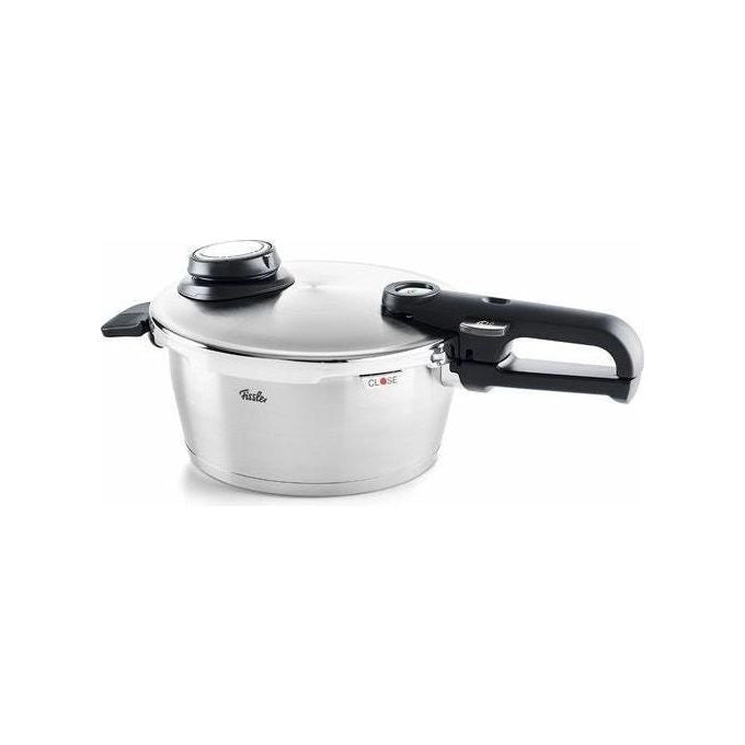 Fissler 622-412-03-070-0 Vitavit Premium Pentola a pressione 3,5 L Diametro 22 cm con cottura a vapore e 4 programmi automatici colore Acciaio inox