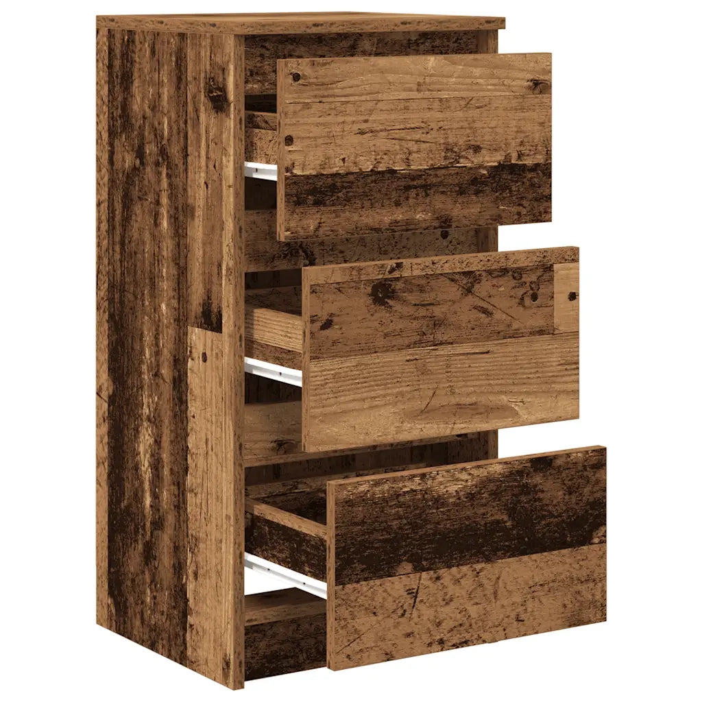 Credenza Legno Antico 37,5x35x76 cm in Legno Multistrato