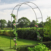 HI Arco da Giardino per Rose 140x38x240 cm in Acciaio 423926
