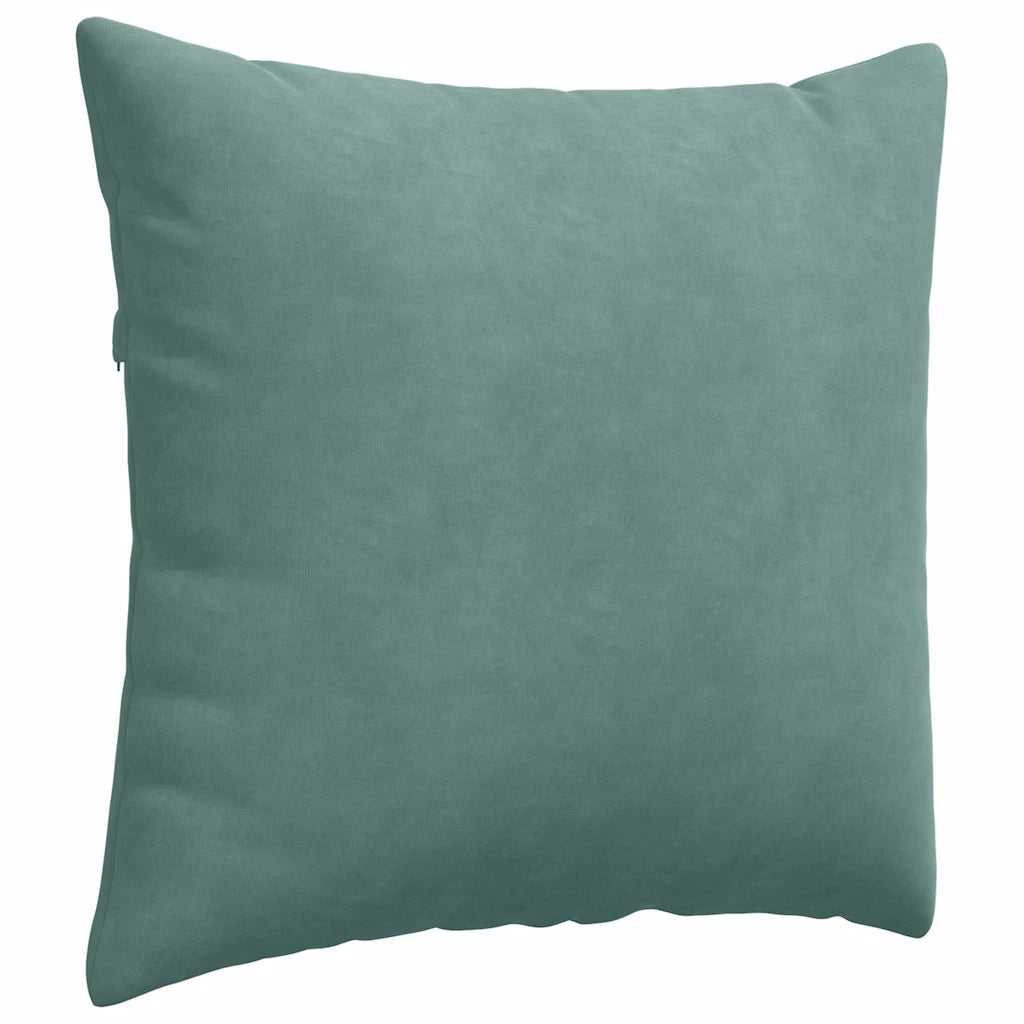Cuscini da Divano 2 pcs Verde Mare 50 x 50 cm Tessuto in Cords 42013981