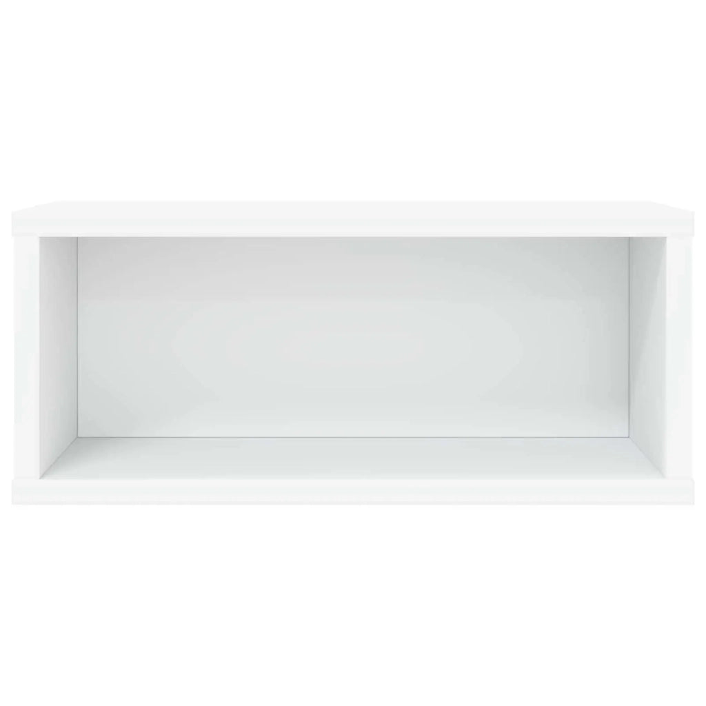 Rack per Stoccaggio CD 2 pz Bianco 40 x 17 x 17 cm 8012707