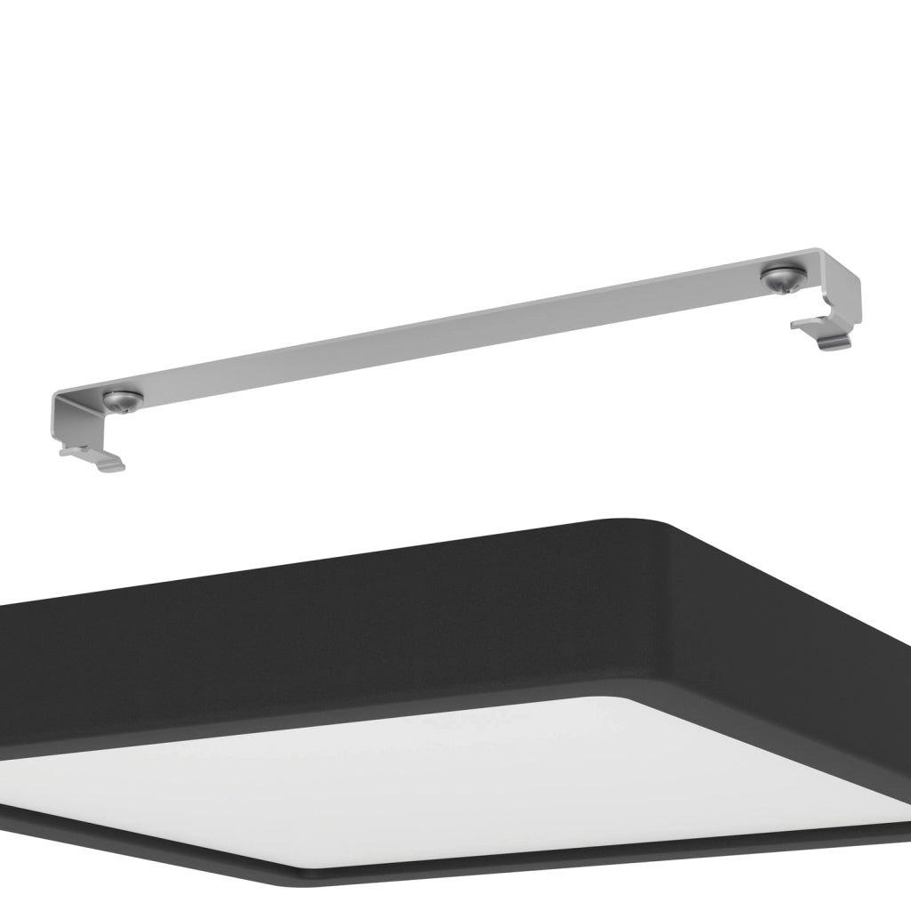 Plafoniera Moderna Fueva 5 In Acciaio Nero Led Integrato 17W 3000K Ip20